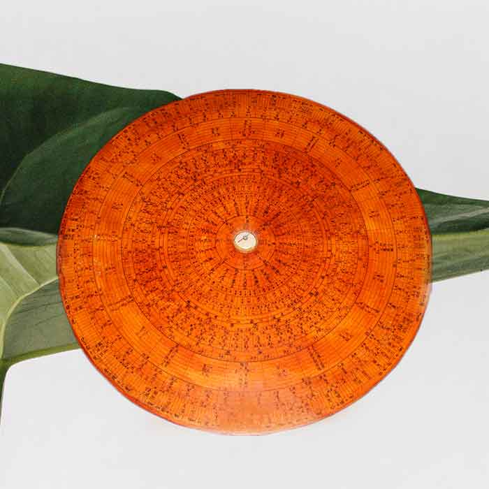 Boussole Lo Pan orange Feng Shui
